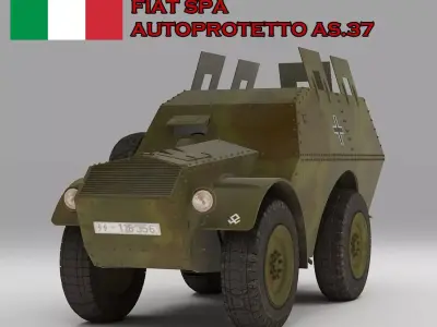 Autoprotetto Fiat Spa AS37 3D model