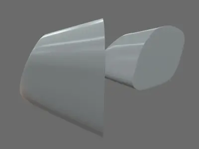 Headlights Custom 01 Low-poly 3D model