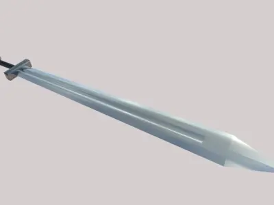 Sword metal 3D model