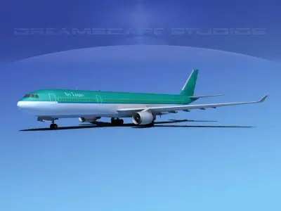 Airbus A330-300 Aer Lingus 3D model