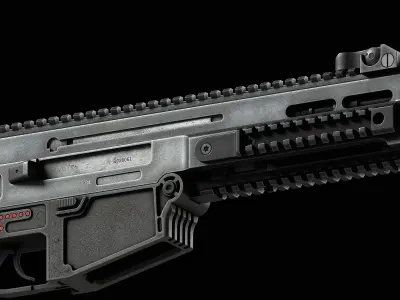 Bren CZ 805 A1 A2 Low-poly 3D model Low-poly 3D model