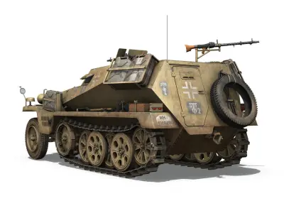 SDKFZ 250 - Halftruck  - 10PD 3D model