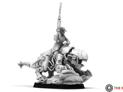 Ironblood - Mounted Ranger Leaders 3D print model