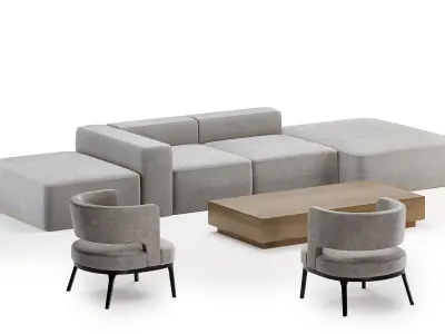 Modern Office Furniture Pack 3D model