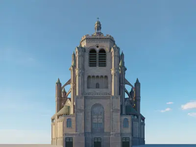 Royal Sainte Marie Church in Brussel Belgium 3D model