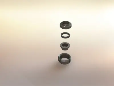 Unio SMS 1 - SMS Union 1 - Raccord SMS 1 Free 3D model