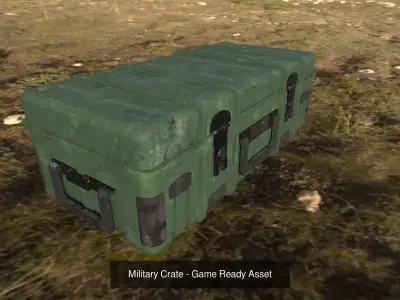 Military Crates - Game Assets 3D Model Pack