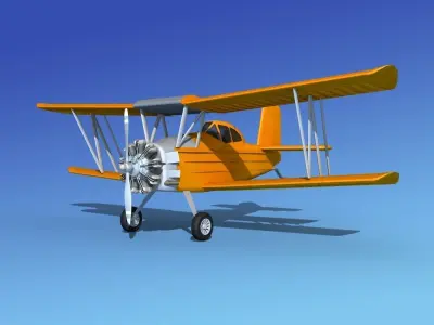 Grumman G-164 AgCat V07 3D model