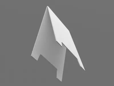 a board  Free low-poly 3D model