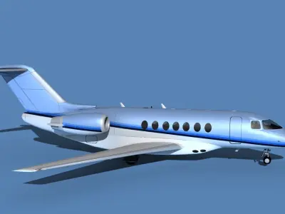 Hawker Siddley 4000 V07 3D model