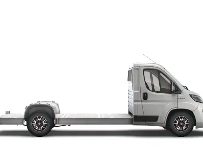 Fiat Ducato 3540 L4 platform cab 2022 3D model