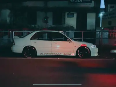 night car scene Free 3D model