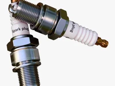 Spark Plug Ignition Auto Part M1 3D model