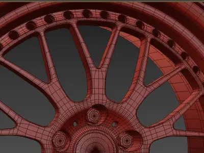 Work VS-XX Wheel 3D model