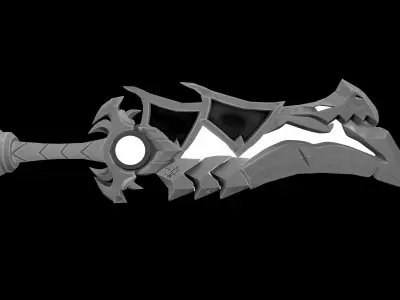 Warsword of the Valarjar Low-poly 3D model