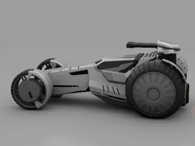 military vehicle 3D model