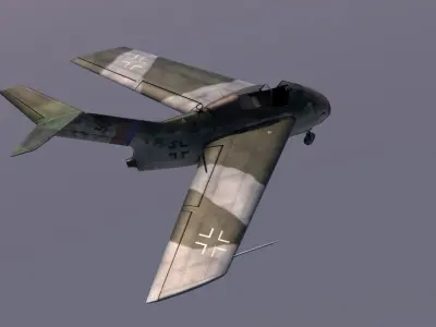 Focke-Wulf Ta-183 Huckebein 3D model