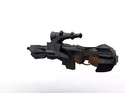 Tangent Ray Rifle Low-poly 3D model