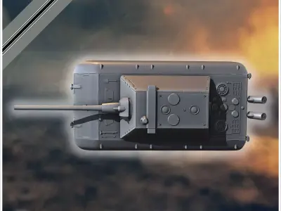 E-100 Adlerwerke version Entwicklung super-heavy tank - Germany 3D print model