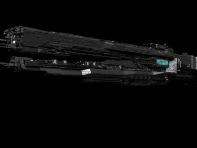 Strident Class Heavy Frigate 3D model