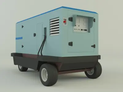 generator trailer 3D model