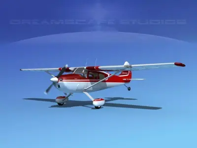 Cessna 170 V03 3D model