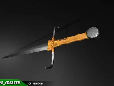 Medieval PBR Sword Collection Pack Low-Poly 3D Model Low-poly 3D model