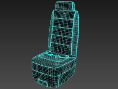 Airplane Seat 3D model