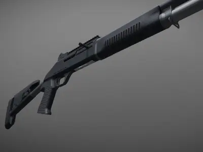 Benelli M4 Super 90 3D model