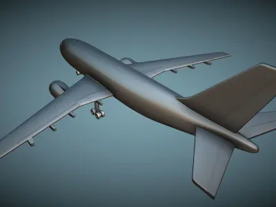 Airbus A310 - 3D Printable Model 3D print model