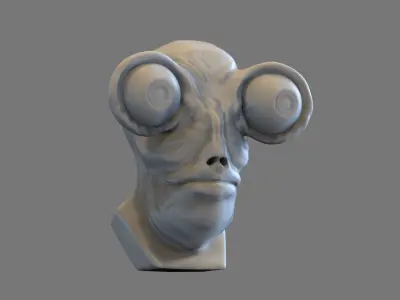 Alien TR Bust 3D print model purchase