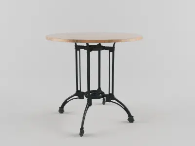 Outdoor table LG-911S  LG-911B Free low-poly 3D model