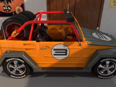 Volkswagen Safari -Thing- modified 3D model