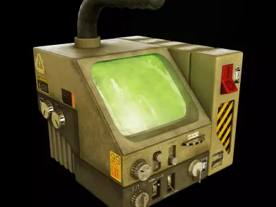 WY industries CT-V portable video hacking device  Low-poly 3D model