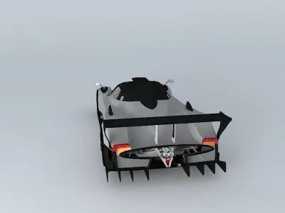 Pagani Zonda R 2009 Free 3D model