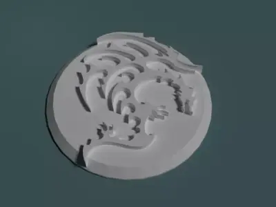 dragon pendent Free 3D print model