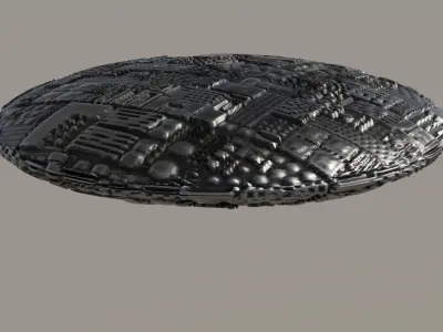 UFO 3D MODEL Low-poly 3D model