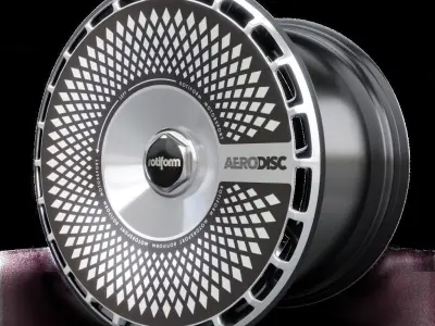 Rotiform RSE Aerodisc Addon Low-poly 3D model