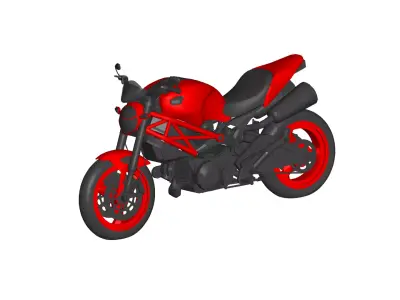 Ducati Monster 3D model purchase