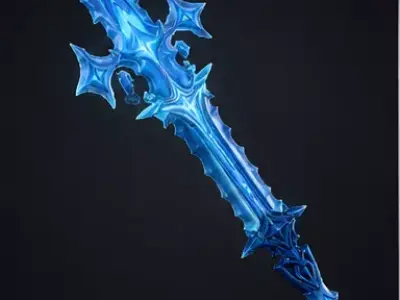 Glacial Wrath Low-poly 3D model