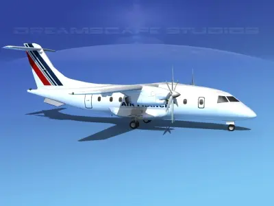 Dornier Do-328-130 Air France 3D model
