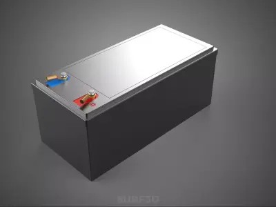 STANDARD INDUSTRIAL BATTERY DC VOLT POWER SUPPLY ENERGY STORAGE 3D model