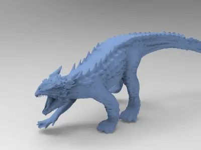 Dragon Croc 3D model