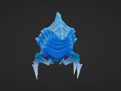 Sea Skuttle Low-poly 3D model