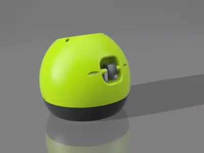 SPHERICAL DRONE TURBINA 3D print model