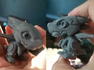 Dino Jetpack Toy 3D print model