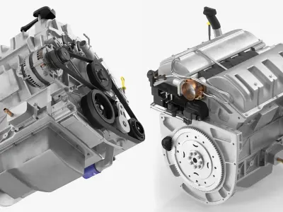 Car Engine 3D model buy