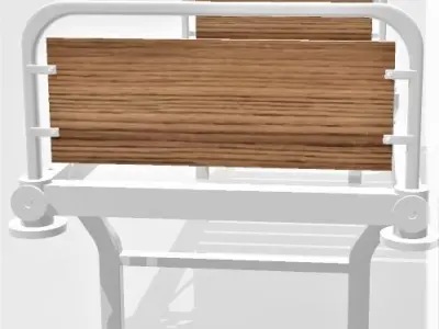 Hospital bed Free 3D print model
