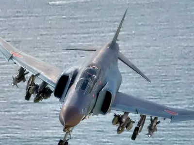 F4 Phantom 2 Kai - With Cockpit-Fully Rigged-High Resolution Low-poly 3D model