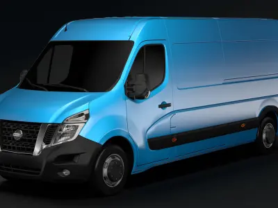 Nissan NV 400 L3H2 Van 2017 3D model